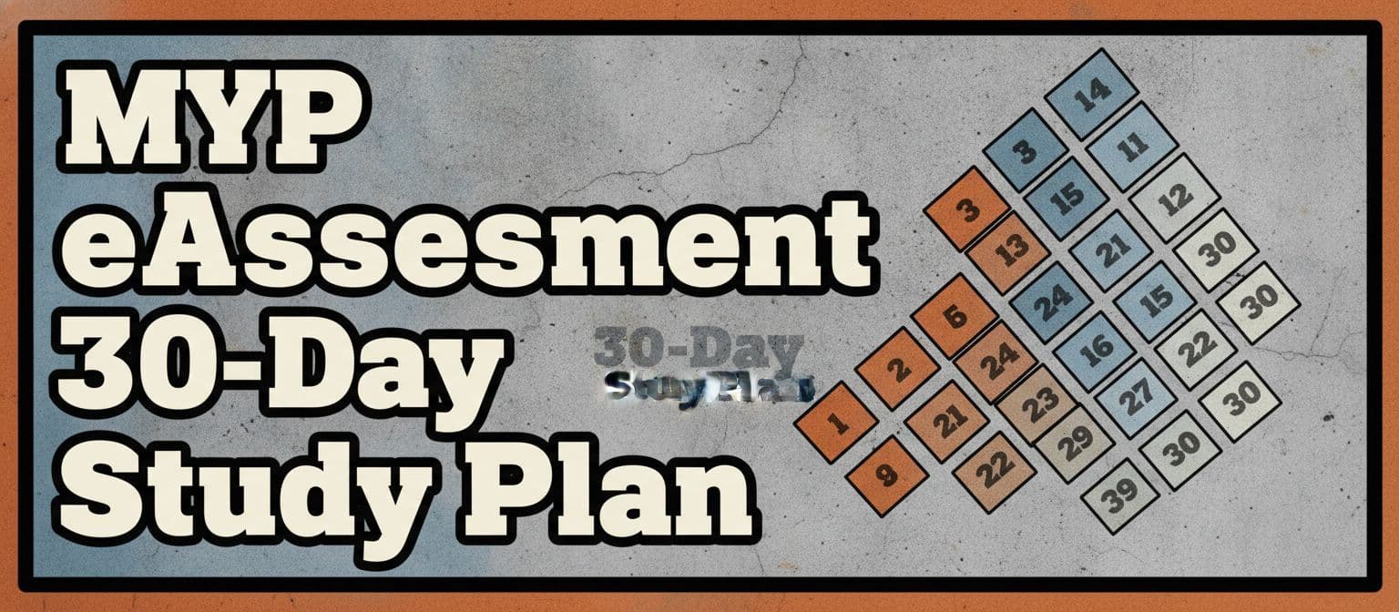 MYP eAssessment 30-Day Study Plan cover image