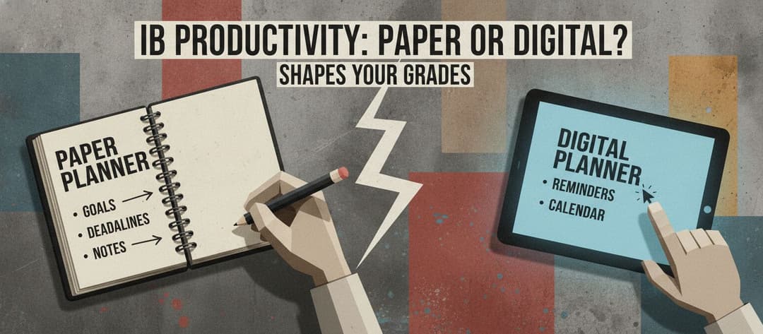 Paper Planner or Digital Planner: The IB Productivity Choice That Shapes Your Grades