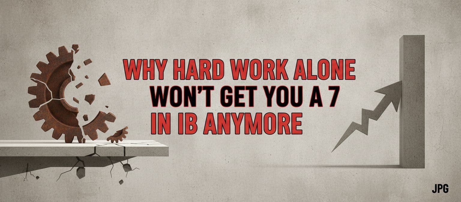 Why Hard Work Alone Won't Get You a 7 in IB Anymore cover image