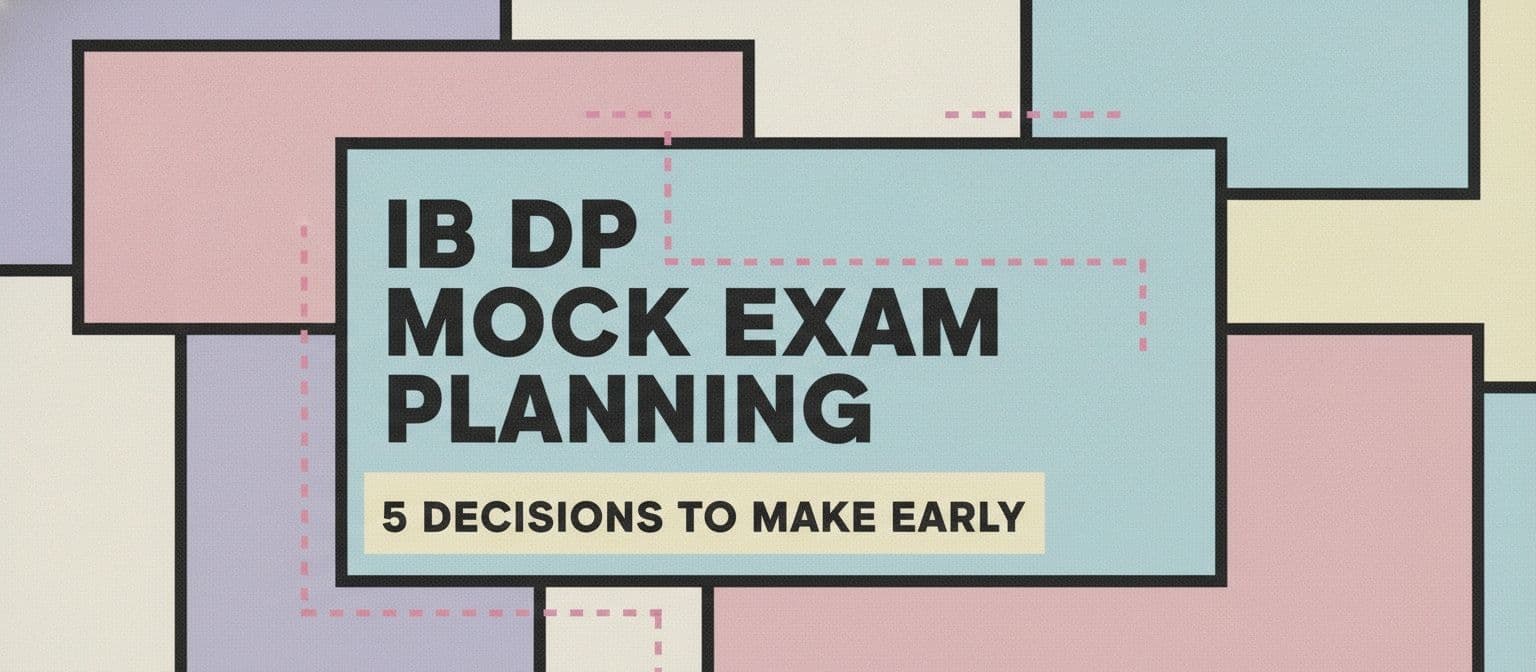 IB DP Mock Exam Planning: 5 Decisions to Make Early cover image