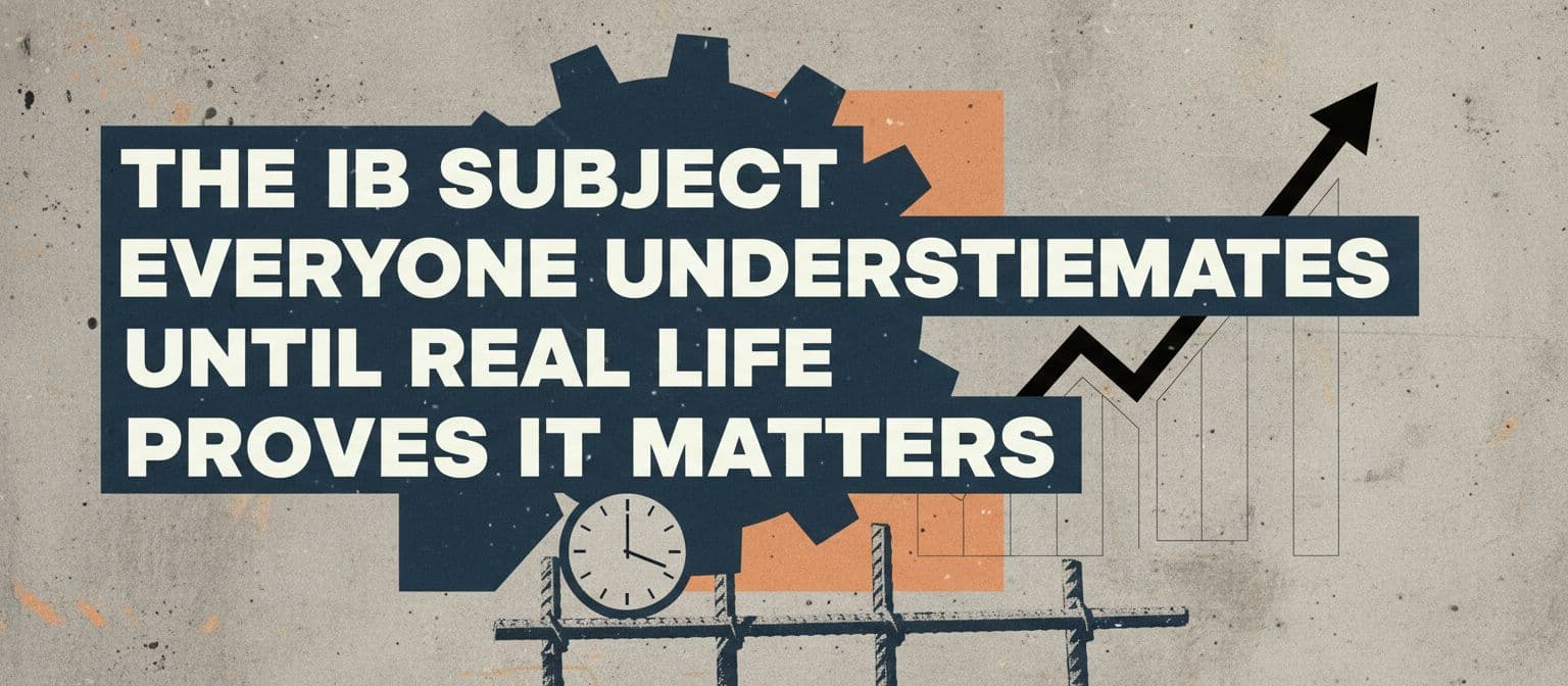 The IB Subject Everyone Underrates Until Real Life Proves It Matters cover image
