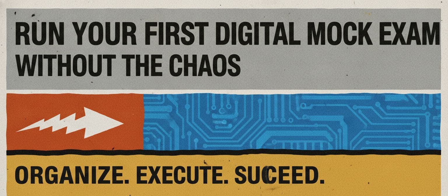 Run Your First Digital Mock Exam Without the Chaos cover image