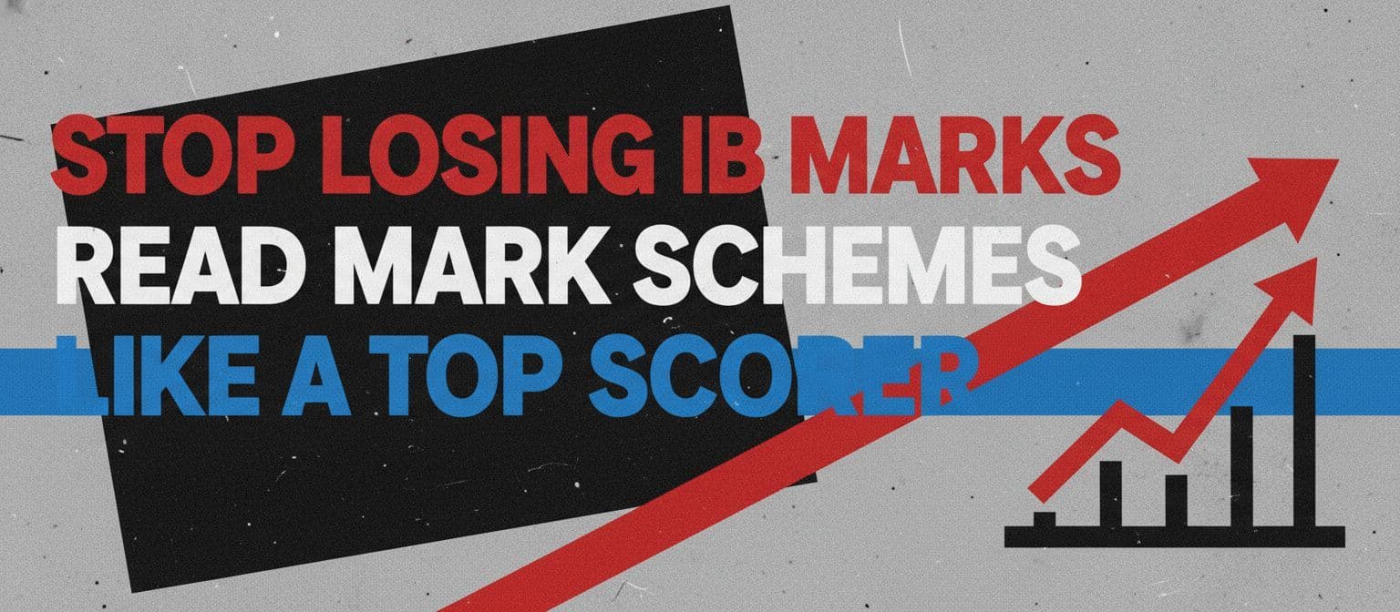 Stop Losing IB Marks: Read Mark Schemes Like a Top Scorer cover image