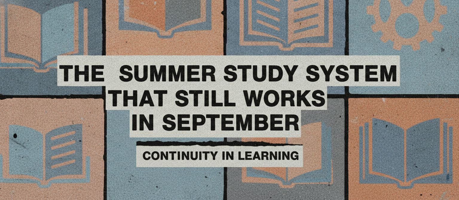 The Summer Study System That Still Works in September cover image