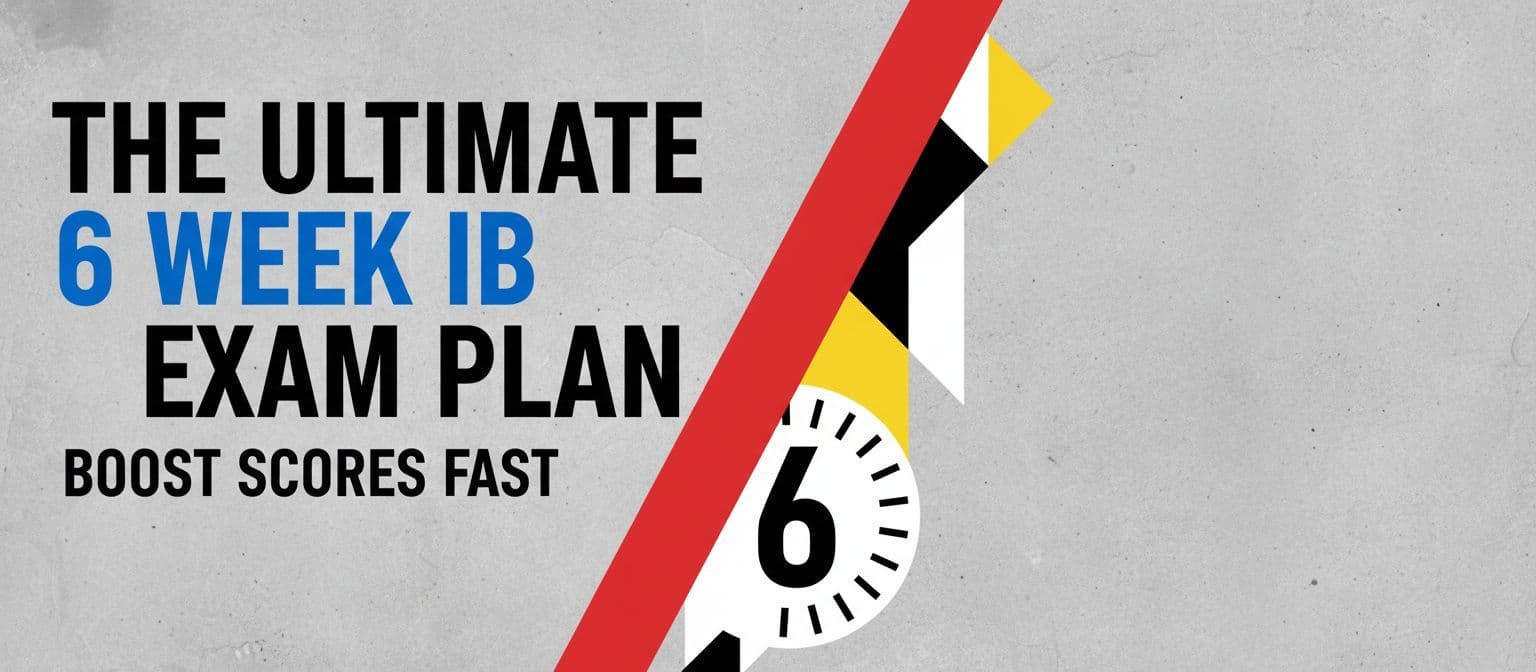 The Ultimate 6 Week IB Exam Plan to Boost Scores Fast cover image