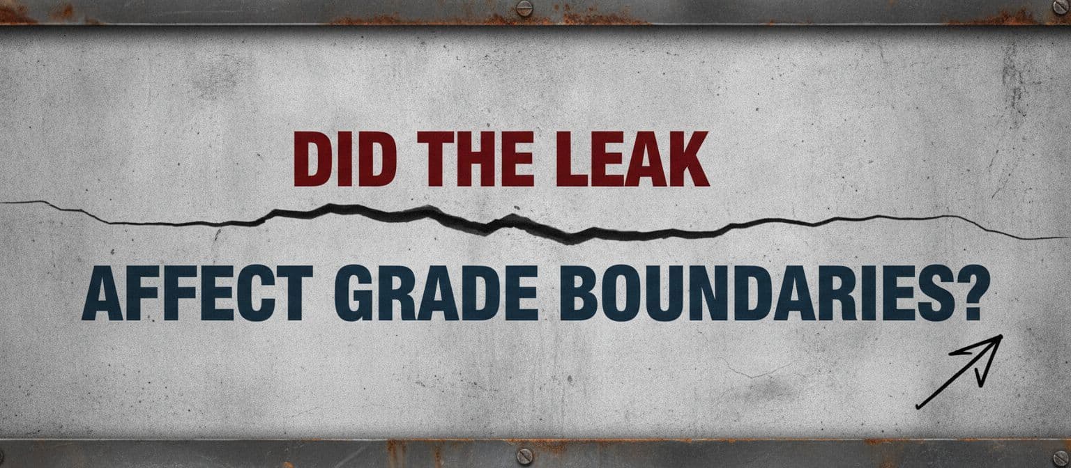 Did the Leak Affect Grade Boundaries? cover image