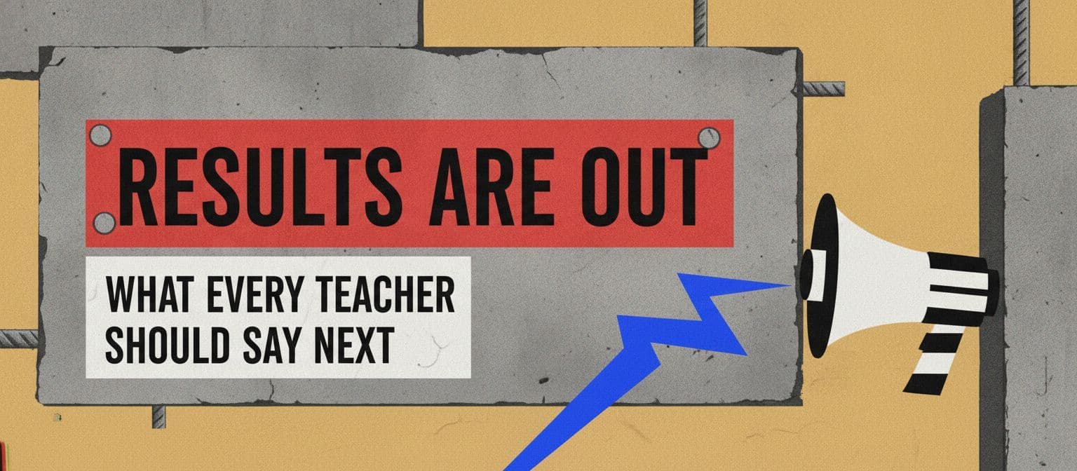 Results Are Out: What Every Teacher Should Say Next cover image