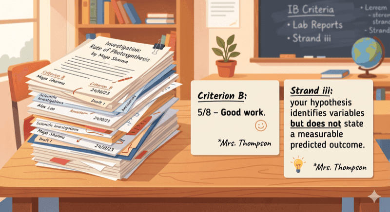 IB MYP Feedback Writer: Strand-Level Feedback That Reads the Student's Actual Work cover image