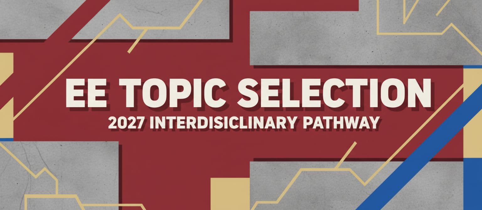 Pick the Perfect EE Topic for the New 2027 IB Pathway cover image