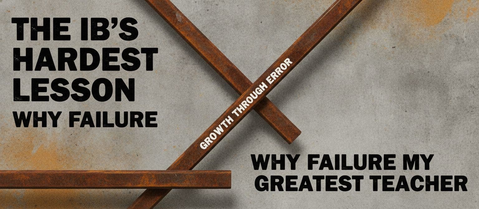 The IB's Hardest Lesson: Why Failure Became My Greatest Teacher cover image