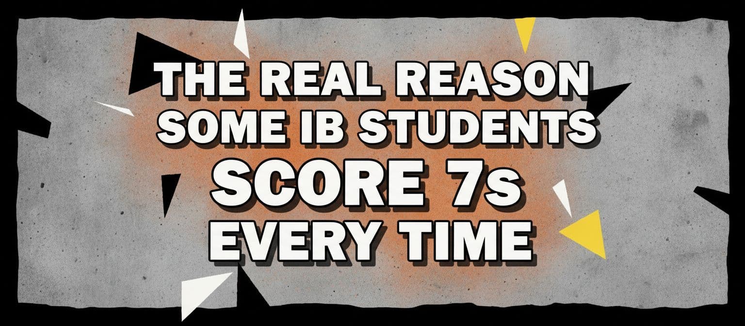 The Real Reason Some IB Students Score 7s Every Time cover image