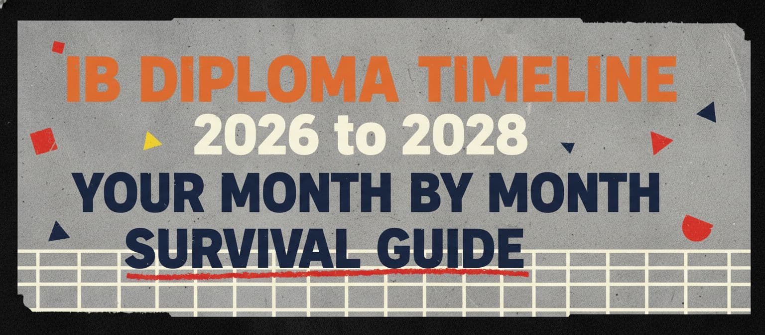 IB Diploma Timeline 2026 to 2028: Your Month by Month Survival Guide cover image
