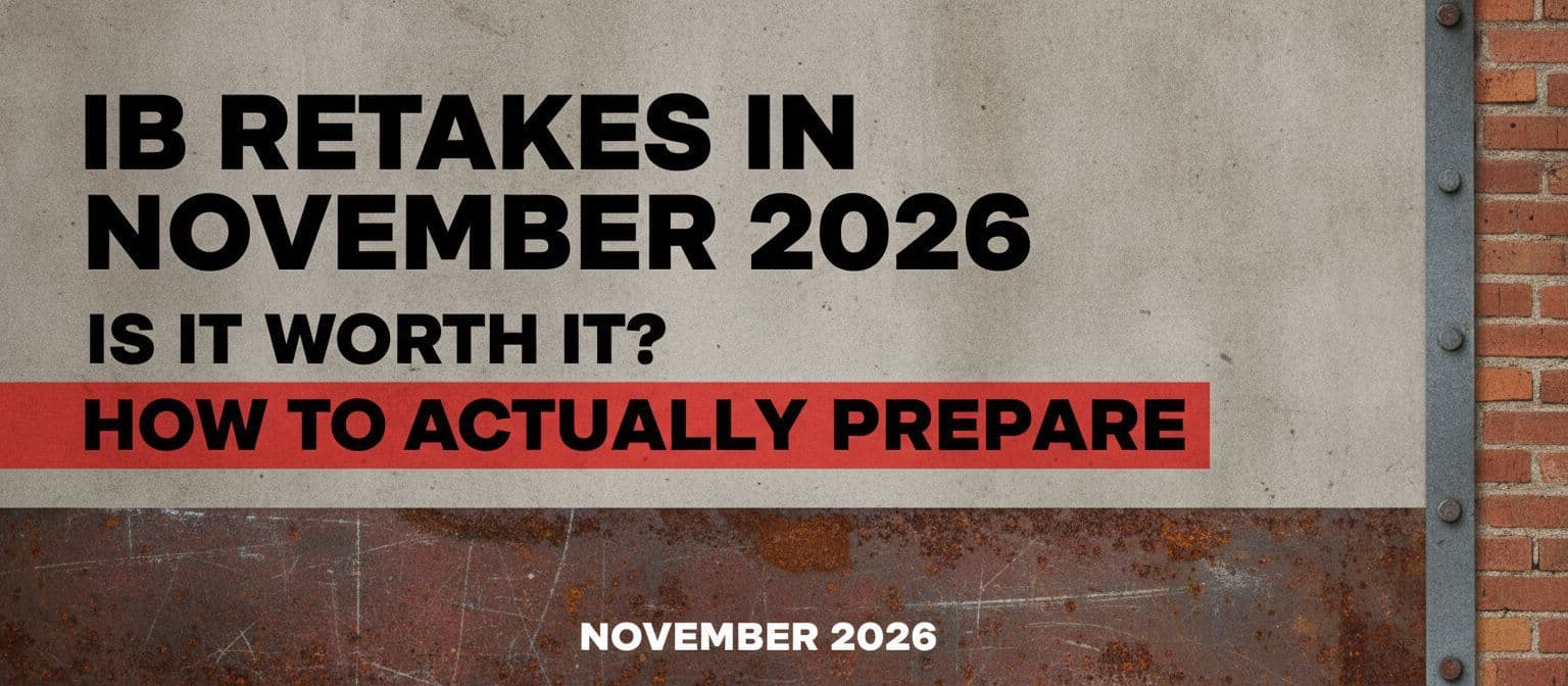 Failed Your IB Goals? Here's Whether a November 2026 Retake Is Worth It cover image