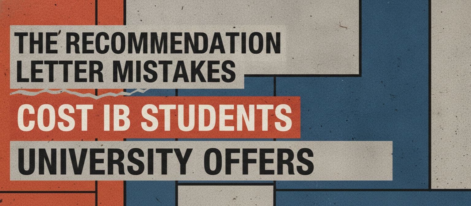 The Recommendation Letter Mistakes That Cost IB Students University Offers cover image