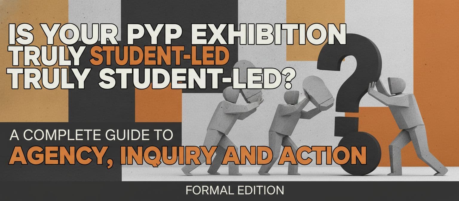 Is Your PYP Exhibition Truly Student-Led? A Complete Guide to Agency, Inquiry and Action ( Detailed ) cover image